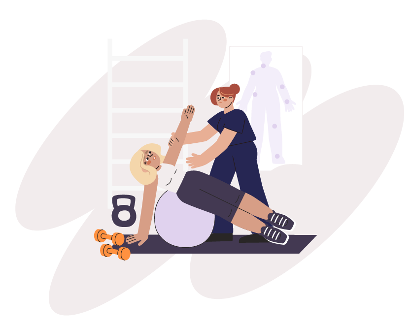sk-physio-headerbild-mobile-home Eine Physiotherapeutin macht Krankengymnastik mit einer Patientin in der SK Physiotherapiepraxis in Nürnberg