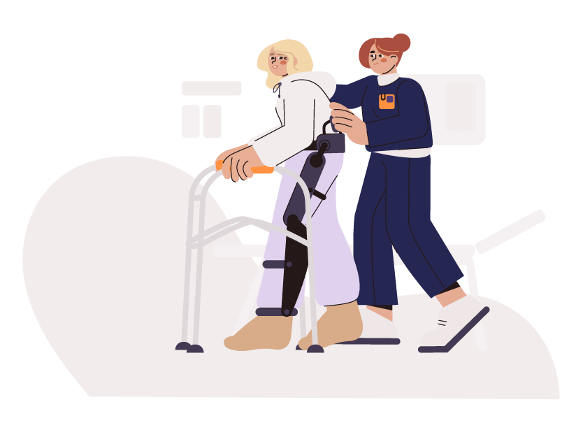 sk-physio-headerbild-mobile-physiotherapie-und-unterstuetzung Therapeutin Begleitet Patientin Bei Der Rehabilitation